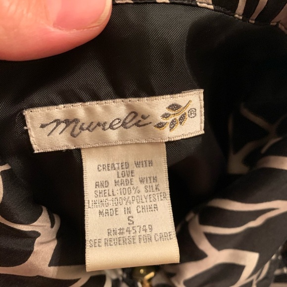 100% Silk Vintage Mureli Jacket - Picture 2 of 6